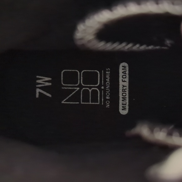 Black and White High-Top Sneakers - Picture 6 of 8